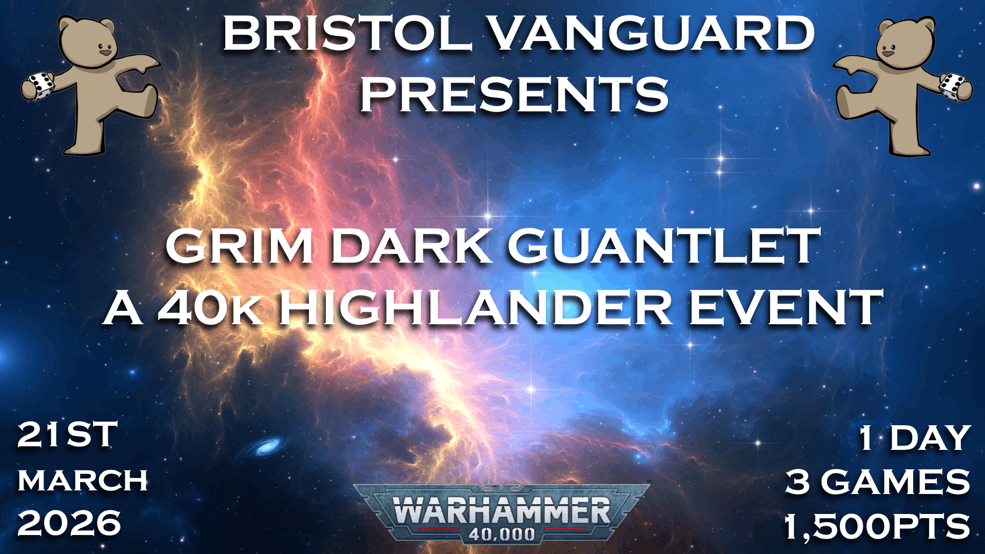 Grimdark Gauntlet Highlander 2026