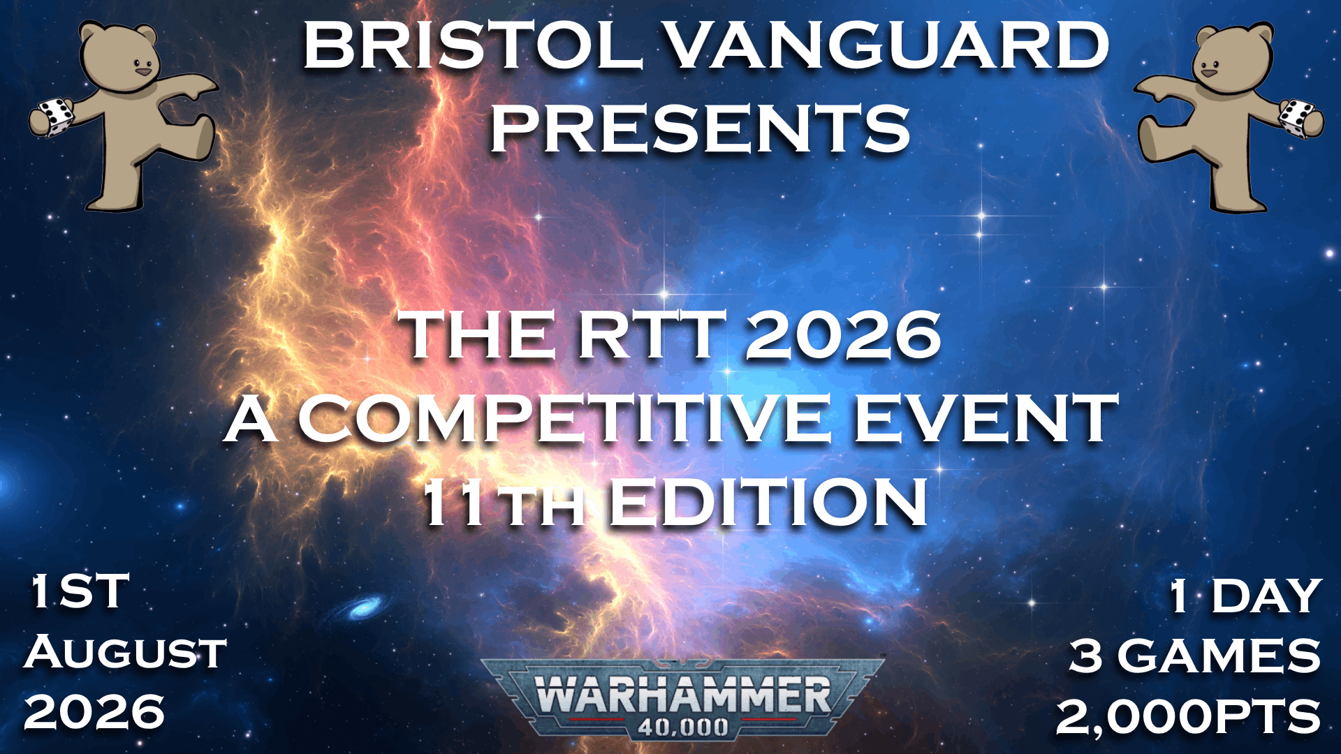 The Vanguard August RTT - 40K event