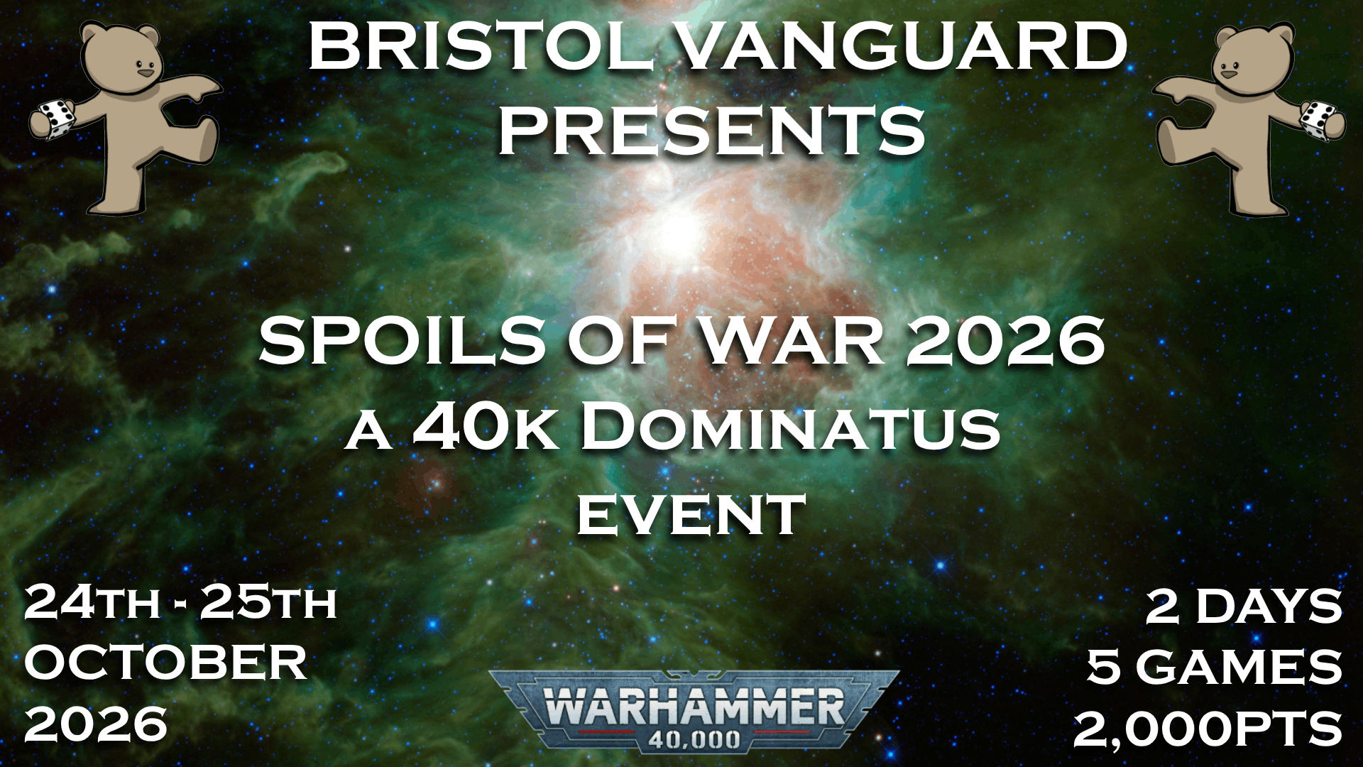 Spoils of War 2026 - A 40K Dominatus Event